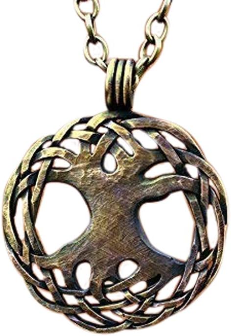 Baldur Jewelry - Handcrafted Yggdrasil Viking Norse World Tree of Life Pendant Necklace Amulet Jewelry | 925 Sterling-Silver Tree of Life Necklace | Viking Gifts |Jewelry for Men Women