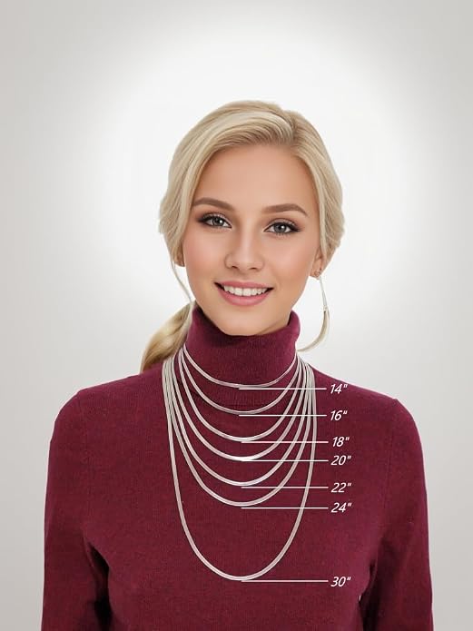 Herringbone Chain 316L Stainless Steel 14,16,18,20,22,24,27,30 inches Necklace for Men and Women in Gold, Silver Tone