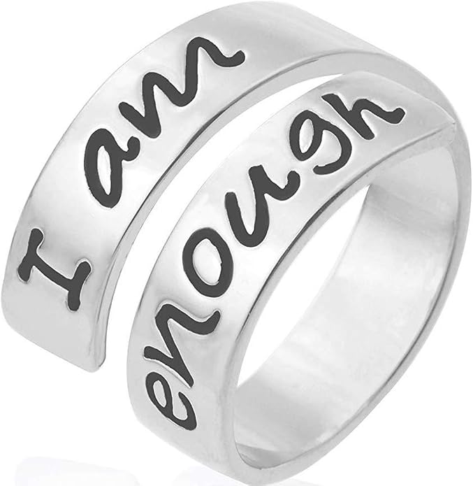 Jude Jewelers Stainless Steel Inspirational Mantra Graduation Encouragement Wedding Statement Ring