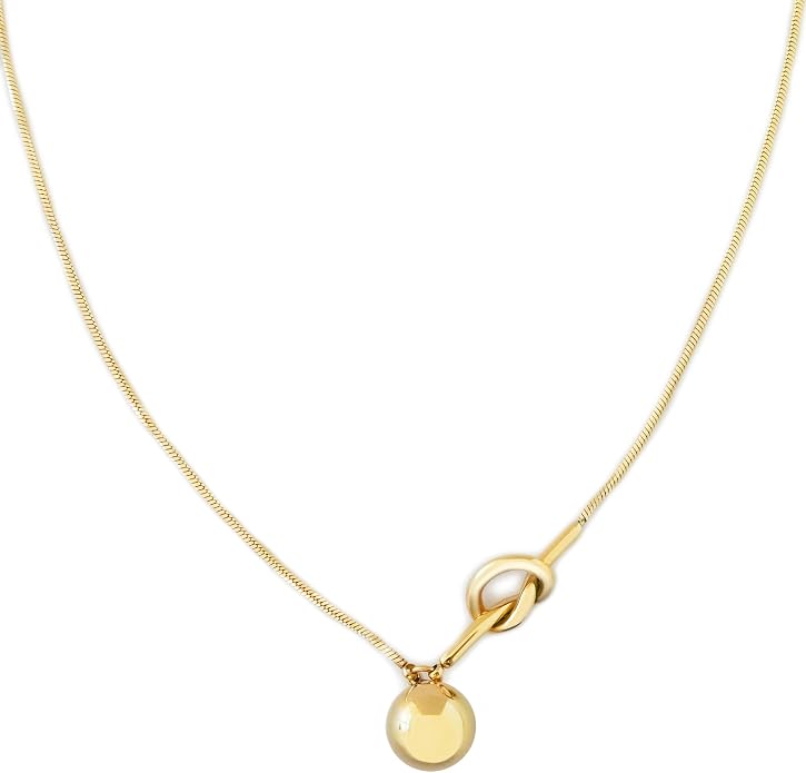 Non Tarnish Gold Necklace | Pendant Necklace 18k Gold Plated | Waterproof Jewelry| Necklaces for Women | Fashion Jewelry for Women