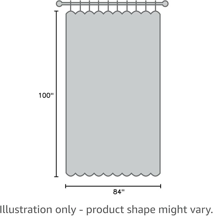 Joydeco Linen Blackout Curtains for Bedroom - 100% Light Blocking 1 Panels, White Drapes 100" W x 84" L, Thermal Insulated Room Darkening Curtains for Living Room, Rod Pocket & Back Tabs