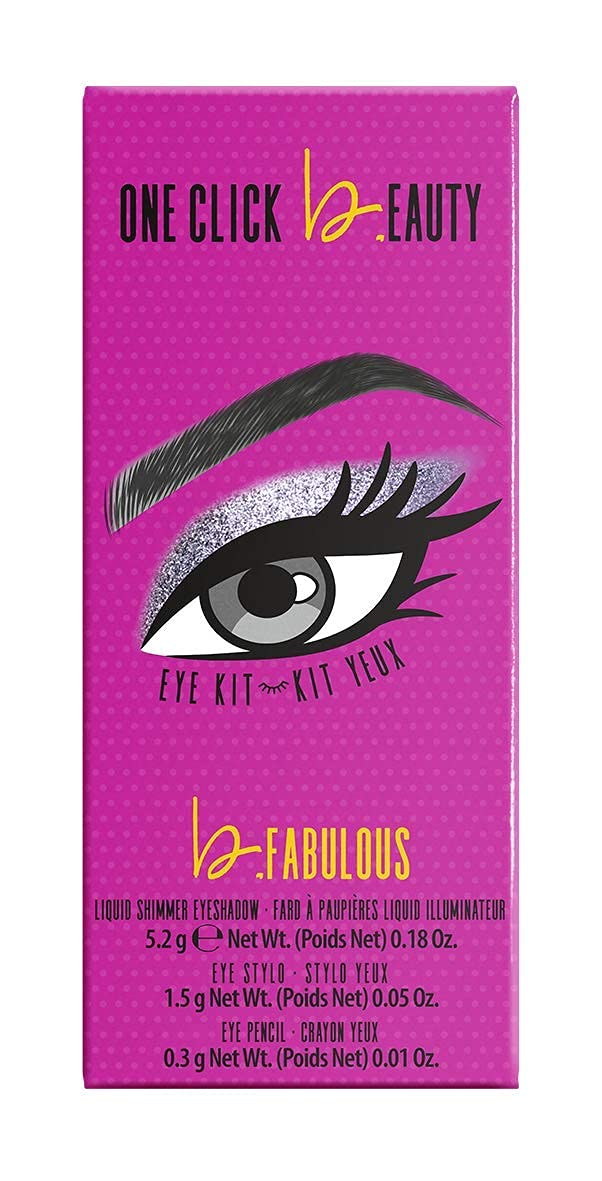 b.Fabulous 3-Piece Eye Kit, Longwear Makeup, The Mauves
