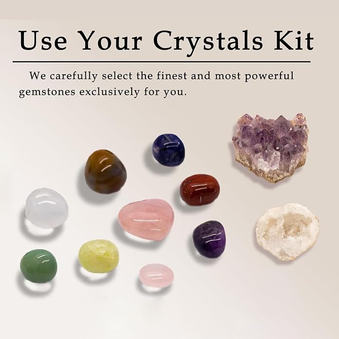Crystals and Healing Stones, Healing Crystals, Chakra Stones,Crystals and Stones, Healing Crystals and Stones, Crystal Set, Crystal Gift Box