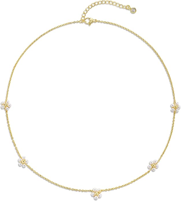 Tewiky Layered Necklaces for Women Non Tarnish- Chunky 14k Gold Plated Herringbone/Snake/Rope/Box/Cuban Link Chain for Women Waterproof Layering Stack Choker Necklace Trendy Dainty Tarnish Free Jewelry Set