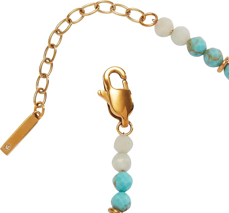 Alex and Ani Turquoise Ombre Semi-Precious Beaded Anklet