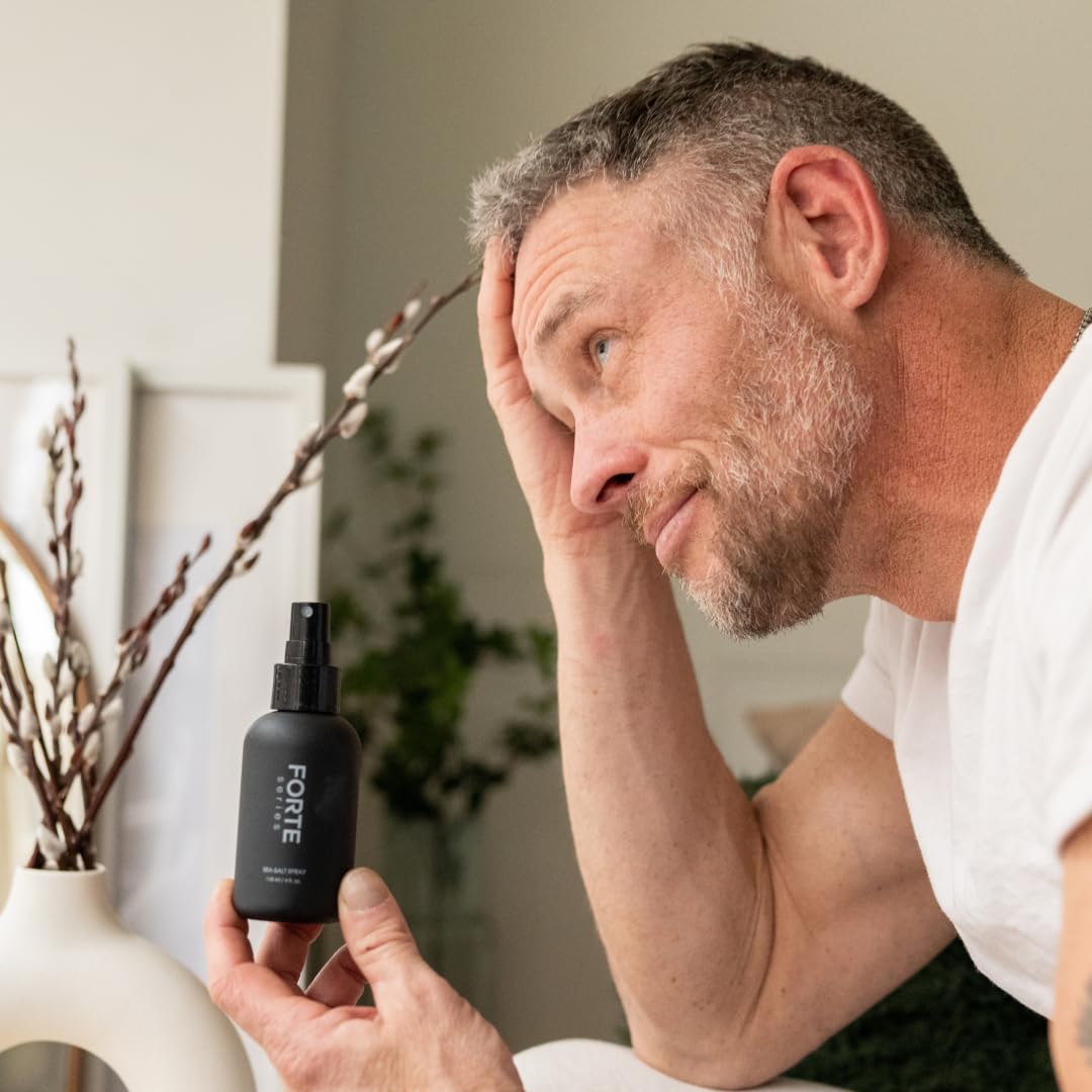 Alex Costa Sea-Salt Spray by Forte Series | Hair Volume for Men | Volumizing & Texturizing for Hair | Beachy Surfer Hair, Volume Hairspray for All Hair Types, (4 oz)