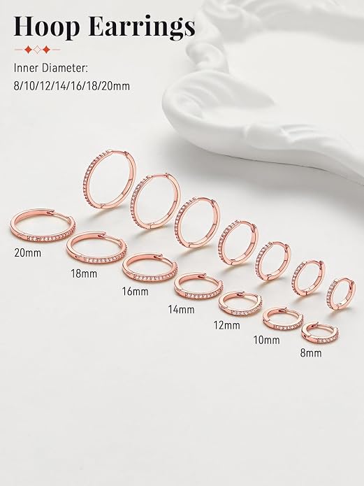 FaithHeart 925 Sterling Silver Post Huggie Hoop Earrings for Women, Silver Small Hoop Earring, Hypoallergenic Cartilage Earrings for Women