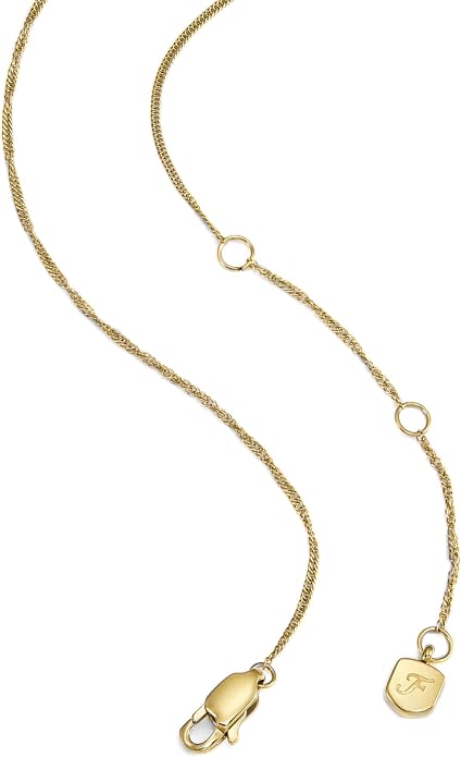 Fossil Women's Gold-Tone Stainless Steel Pendant Chain Necklace for Women