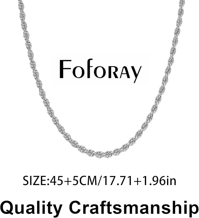 Gold Herringbone Necklace For Women - Rope Chork,Flat Snake Chain Necklaces in 18K Gold & White Gold Plated Tone - Simple Daily Jewelry-Tarnish Free-16-18in