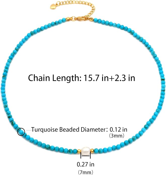 14K Gold Plated Paper Clip Chain Link Necklace Satellite Cross Key Starfish Turquoise Heart Necklace for Women