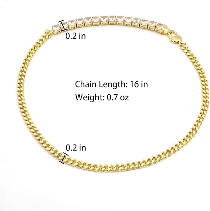 14K Gold Plated Paper Clip Chain Link Necklace Satellite Cross Key Starfish Turquoise Heart Necklace for Women
