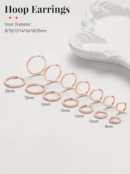 FaithHeart 925 Sterling Silver Post Huggie Hoop Earrings for Women, Silver Small Hoop Earring, Hypoallergenic Cartilage Earrings for Women