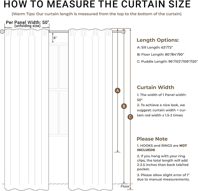 INOVADAY 100% Blackout Curtains 90 Inches Length 2 Panels Set, Back Tab/Rod Pocket Linen Black Out Curtains for Bedroom, Thermal Insulated Window Drapes - Blush Pink, W50 X L90
