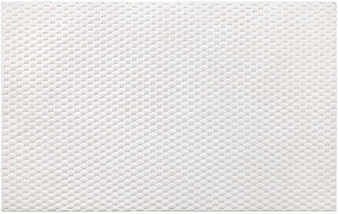 Vaukki 5x8 Area Rug for Living Room, Non Slip Washable 3D Bubble Living Room Rug, High Low Pile Hexagon Floor Mat for Bedroom, Modern Soft Fluffy Carpet for Dining Room, Office and Nursery, White