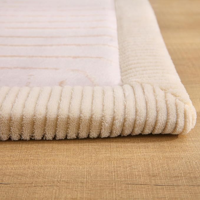 Hakuna Matte CloudSoft Baby Play Mat for Floor 60" x 80" | Coral Velvet Memory Foam Rug for Crawling & Cozy Play Non-Slip, Water-Resistant, Easy-Care Tummy Time Mat