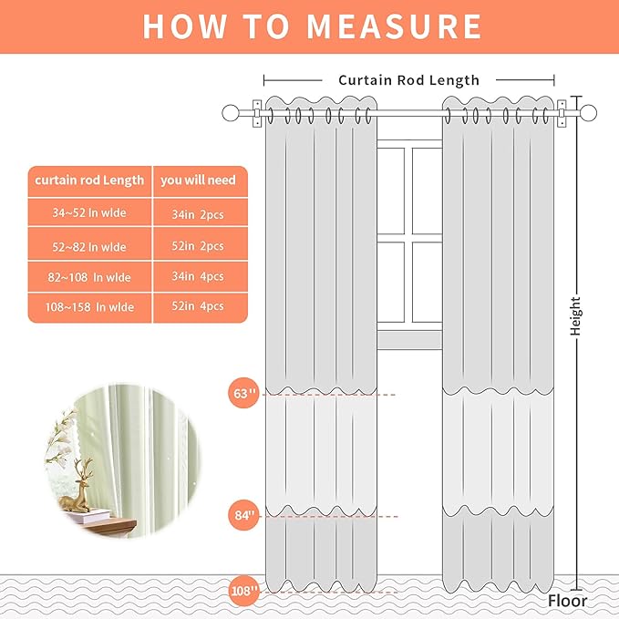 XiDi Sage Green Blackout Curtains for Kids Bedroom 72 Inch Length 2 Panels Double Layer Curtains with Sheer Overlay Privacy Thermal Insulated Grommet Window Star Curtains for Living Room W52 x L72
