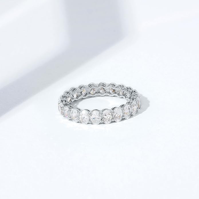 Amazon Essentials 14K Gold Plated Cubic Zirconia Stackable Statement Ring