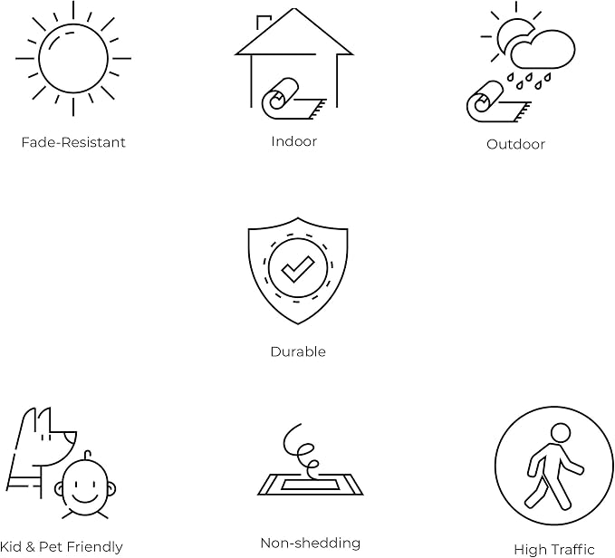 JONATHAN Y Boho Medallion Indoor Outdoor Area Rug 4X6 Cream/Yellow, Estrella Textured Weave for Backyard, Patio, Porch, Easy-Cleaning, High Traffic, Pet-Friendly, Non-Shedding (SMB105H-4)