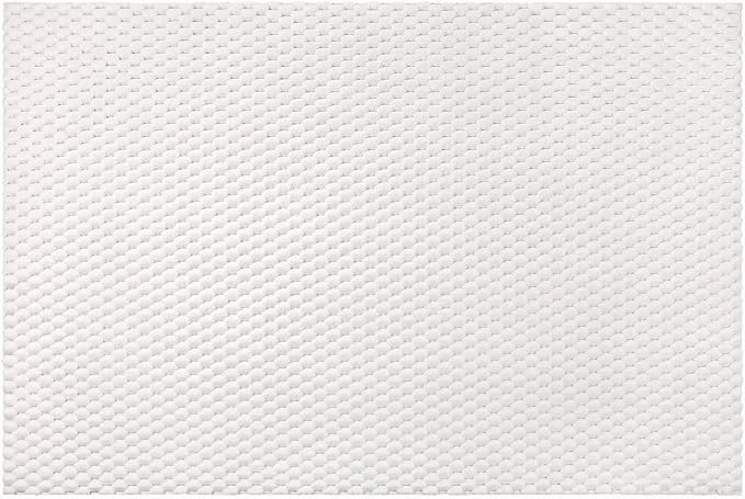 Vaukki 6x9 Area Rug for Living Room, Non Slip Washable 3D Bubble Living Room Rug, High Low Pile Hexagon Floor Mat for Bedroom, Modern Soft Fluffy Carpet for Dining Room, Office and Nursery, White