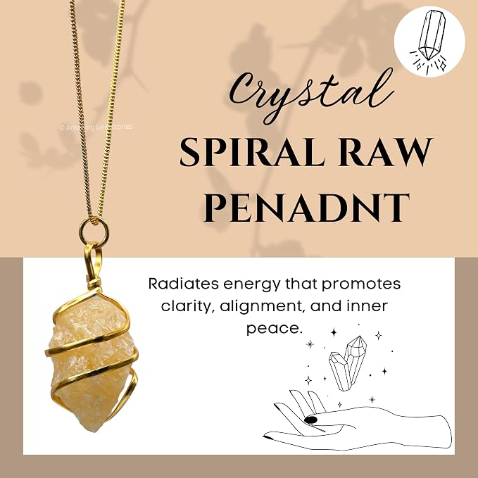 Amazing Gemstone Pack of 11 Raw Crystal Necklace - Raw Healing Crystal Necklace for Teen Girl Gifts - Golden Jewelry for Women
