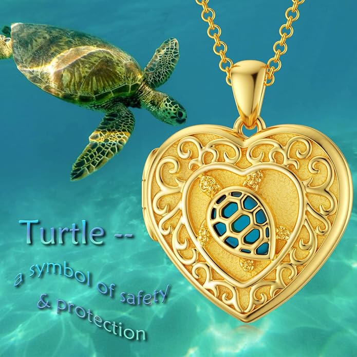 SOULMEET Personalized Silver Locket Necklace That Holds Pictures Photo Keep Someone Near to You, Memorial Custom Lockets Necklaces Letters Engraving for His Her