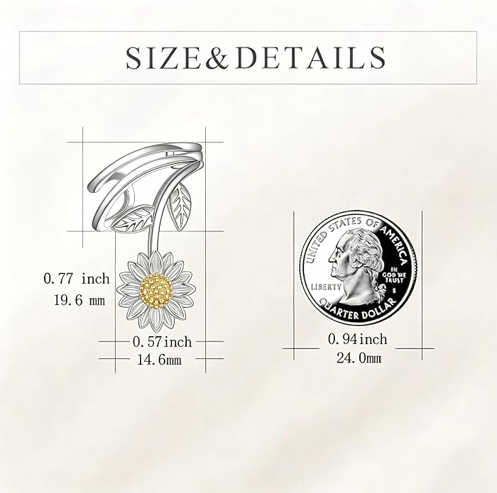 POPLYKE 925 Sterling Silver Ear Cuff Earrings for Women Climber Earrings No Piercing Jewelry Gift for Women