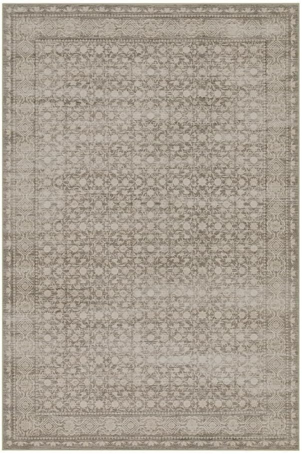 8x10 Washable Area Rug for Living Room, Extra Large Neutral Vintage Boho Rugs for Dining Room, Kids Room, Farmhouse, Durable Low Pile Non Slip Carpet for High Traffic Areas, Apricot