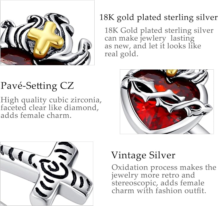Vito 925 Sterling Silver Adjustable Open Spoon Ring for Women Men, Lotus Sunflower Snake Spoon Band Rings Feather Hug Witches Knot Inspirational Jewelry Gift for Wife