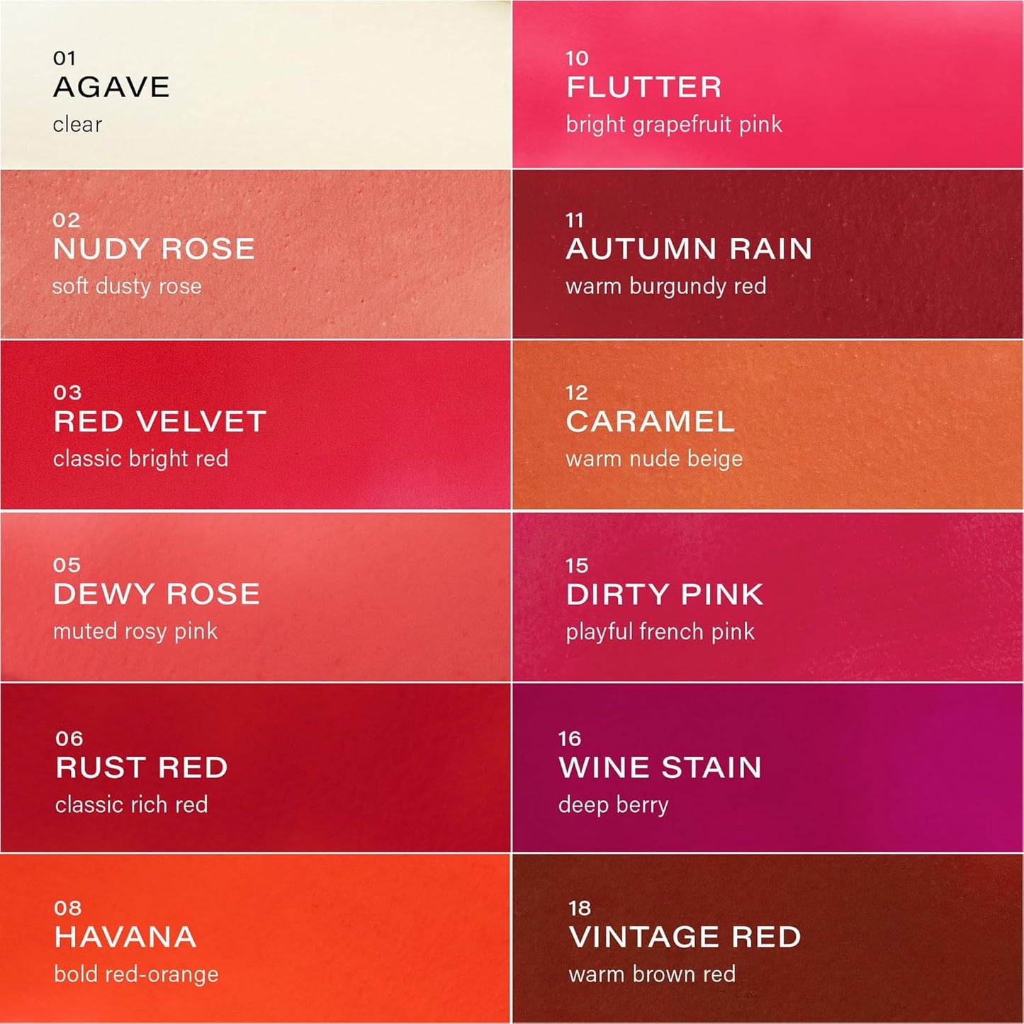 Melixir Vegan Lip Butter (12 Colors), Hydrating Lip Balm Stick, Bee-Free, Petrolatum-Free, Plant-Based, Moisturizes Dry & Chapped Lips With Shea Butter, Sheer, Natural Finish - #01 Agave(Clear)