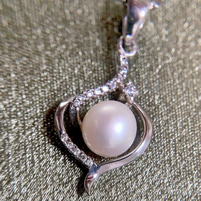 Granddaughter Necklace - Granddaughter Gifts from Grandma, Graduation Gifts for Her, Birthday Christmas Confirmation Wedding Keepsake Jewelry gifts for Granddaughter Teen Girls, Sterling Silver Freshwater Pearl Necklace
