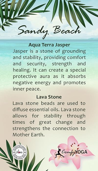 Comfy Yoga - Essential Oil Bracelet - Aromatherapy Bracelet - Lava Stone Bracelet or Necklace - Handmade Yoga Jewelry - Oil Diffuser Wrap Bracelet - Gift for Women