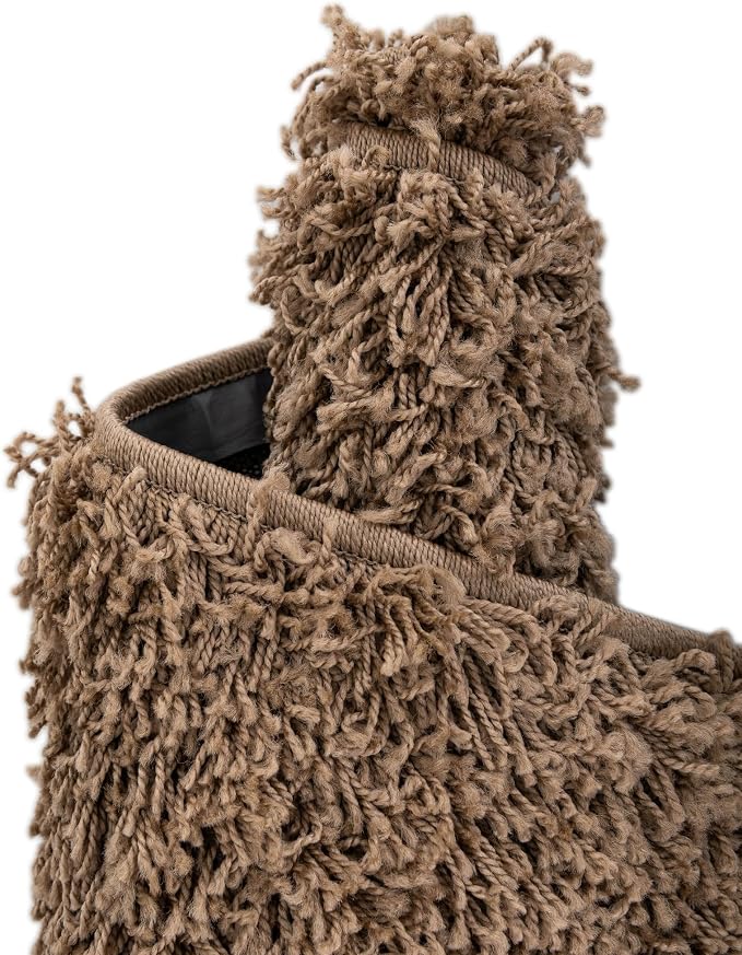 Unique Loom Solid Shag Collection Area Rug (2' 2" x 3' 1" Rectangle, Sandy Brown)