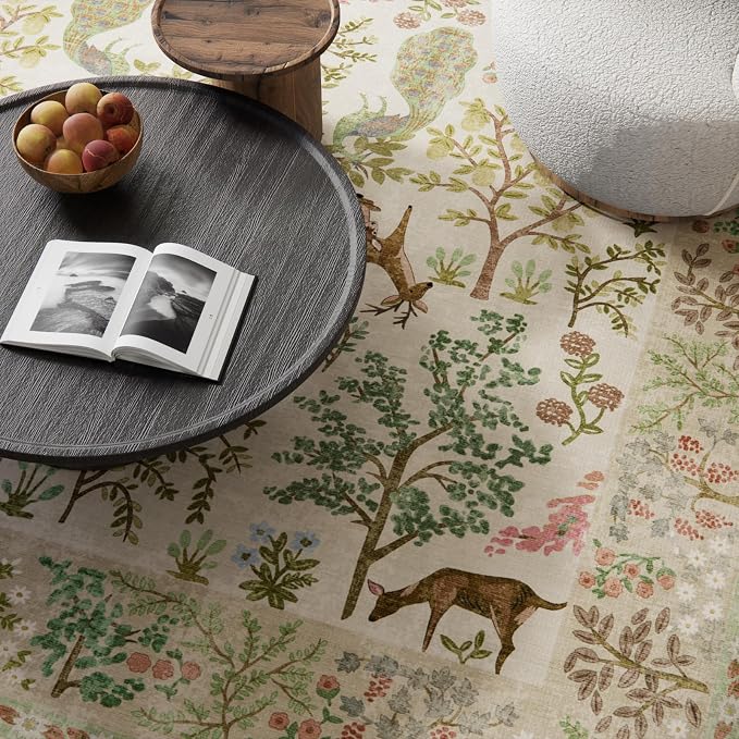 Runner Rug Washable Kitchen Runner: 2'x10' Hallway Runner Stain Resistant Non Slip Low Pile Soft Indoor Carpet Runners for Hallways Bedroom Entryway Farmhouse Bathroom Laundry Room