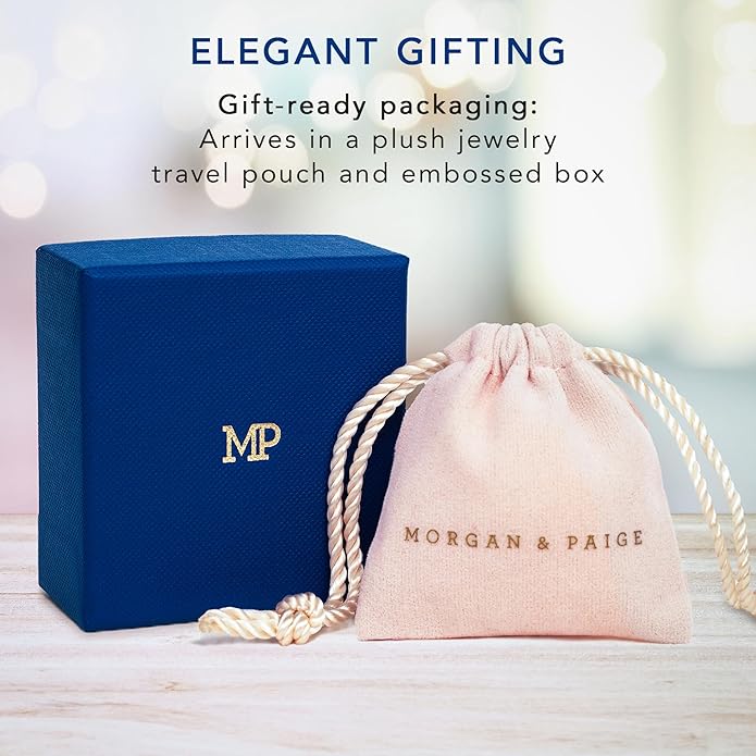 MORGAN & PAIGE .925 Sterling Silver Oxidized, 18K Yellow Gold or 14K Rose Gold Plated Butterfly Celtic Knot Dangle or Stud Earrings for Women - Hypoallergenic Sterling Silver Earrings, Gifts for Her