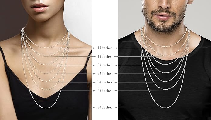 Miabella Italian Solid 925 Sterling Silver, 18Kt Gold Plated 2mm Paperclip Link Chain Necklace for Women, Made in Italy