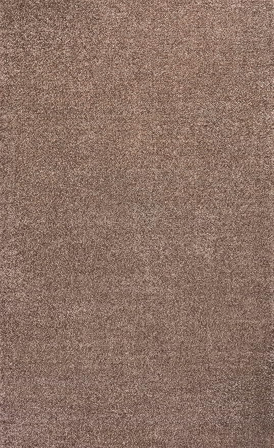 JONATHAN Y Haze Solid Low-Pile Brown Indoor Area Rug 4x6, Coastal,Bohemian,Minimalist,Classic, Easy-Cleaning for Living Room,Bedroom,Kitchen,Pet Friendly,Non-Shedding (SEU100J-4)
