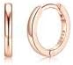 Silvora Sterling Silver Hoop Earrings for Women, Small Hoops 14K Gold Plated/925 Silver/Rose Gold/Black, Hypoallergenic Huggie Lightweight Cartilage Sleeper Earrings 8/10/12/14/16/18/20mm
