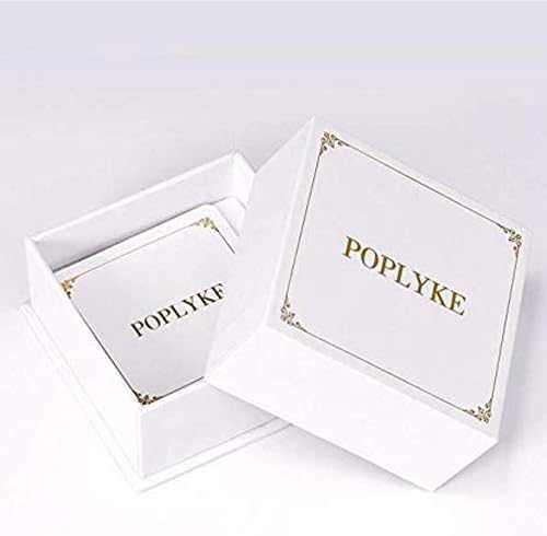 POPLYKE Mothers Day Gifts for Mom Her Wife Tree of Life Necklace 925 Sterling Silver Birthstone Pendant with Crystal Anniversary Birthday Wedding Jewelry for Women