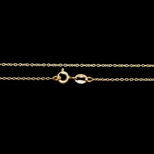 925 Sterling Silver Chain for Women, 1.1mm | Thin Dainty Cable Necklace, Crafted in Thailand, Hypoallergenic & Anti-Tarnish, Solid Silver for Pendants, Multiple Lengths