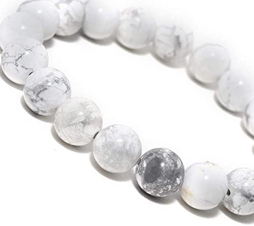 Arihant Gems And Jewels Reiki/Yoga Healing Crystal Stretchable Bracelet,100% Natural And Certified, Astrological Gemstone, Unisex Both For Men & Women - (8 Mm)