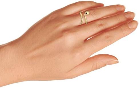 Bling Jewelry Minimalist Delicate Midi Knuckle Thin 1MM Band Stackable Bypass Wrap Snake Ring For Teen 14K Gold Plated .925 Sterling Silver