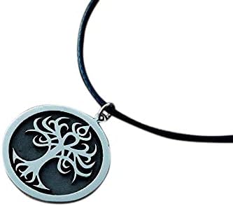 Baldur Jewelry - Handcrafted Yggdrasil Viking Norse World Tree of Life Pendant Necklace Amulet Jewelry | 925 Sterling-Silver Tree of Life Necklace | Viking Gifts |Jewelry for Men Women