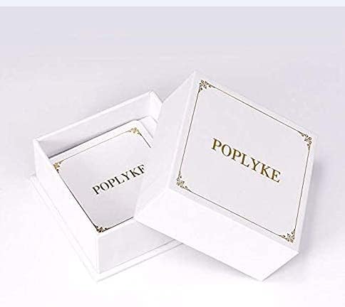 POPLYKE Mermaid Necklace 925 Sterling Silver Classic Necklace Mermaid Pendant Birthday Gifts Jewelry for Women