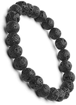 Arihant Gems And Jewels Reiki/Yoga Healing Crystal Stretchable Bracelet,100% Natural And Certified, Astrological Gemstone, Unisex Both For Men & Women - (8 Mm)
