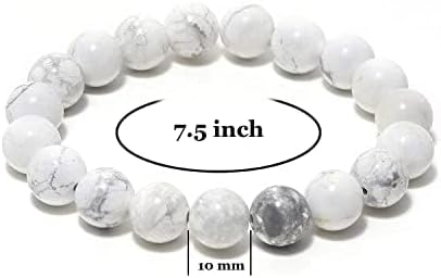 Arihant Gems And Jewels Reiki/Yoga Healing Crystal Stretchable Bracelet,100% Natural And Certified, Astrological Gemstone, Unisex Both For Men & Women - (8 Mm)
