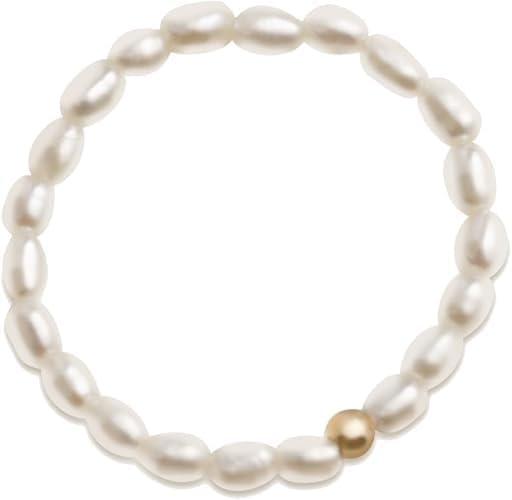 14K Gold Filled ring, dainty stackable handpicked premium 1.8-2mm cultured freshwater pearl ring women's