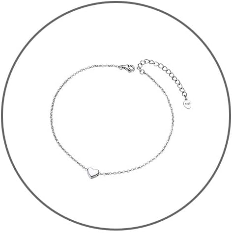 ChainsPro Anklets for Women Waterproof, Adjustable Stainless Steel/ Sterling Silver/14K Gold Plated Ankle Bracelets for Women, Non Tarnish Layered Anklets Beach Jewelry Gifts for Swimming & Daily Wear (Send Gift Box)