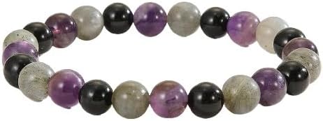 Crystal Vibe - Healing Crystal Bracelet for Women & Men | Natural Gemstone Bead Bracelet | Adjustable Handmade Energy Stone Bracelet | Bracelet for Meditation, Yoga & Daily Wear | Multiple Types