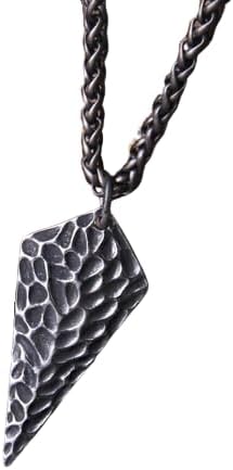 ARTIZANSTORE Medieval Iron Hand Forged Viking Jewelry Pendant Gift for Men Wearable Pendant Viking Necklace Handmade Halloween Costume