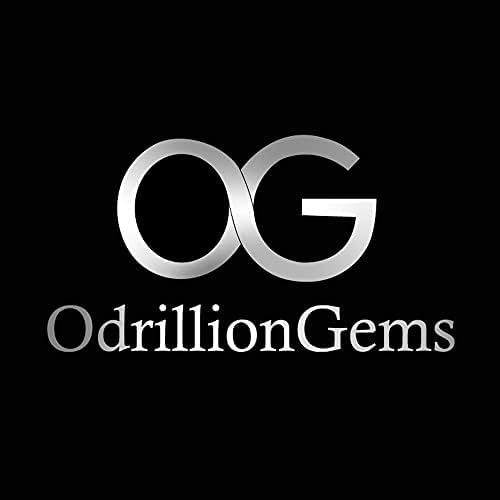 OdrillionGems Natural Gemstone Pendant Necklace, 925 Sterling Silver, Healing Crystal, Birthstone, Round Faceted, Handmade, Women Jewelry, Christmas Gift 16+2inch